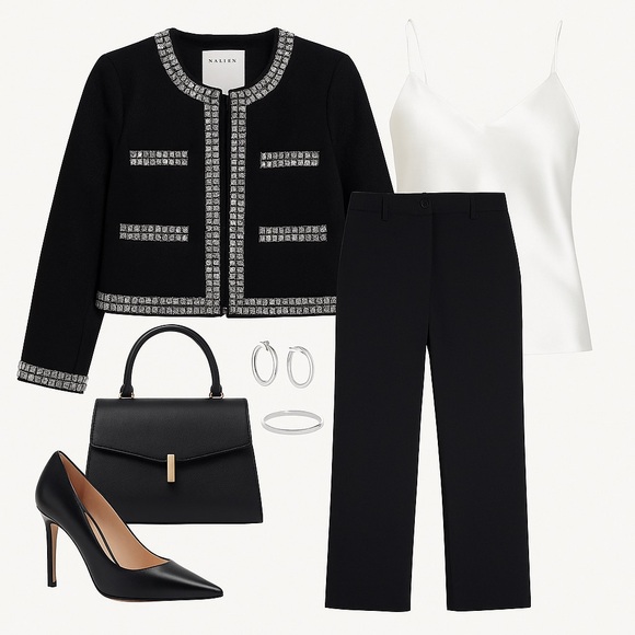 Walter Black Embellished Jacket - Picture 2 of 9